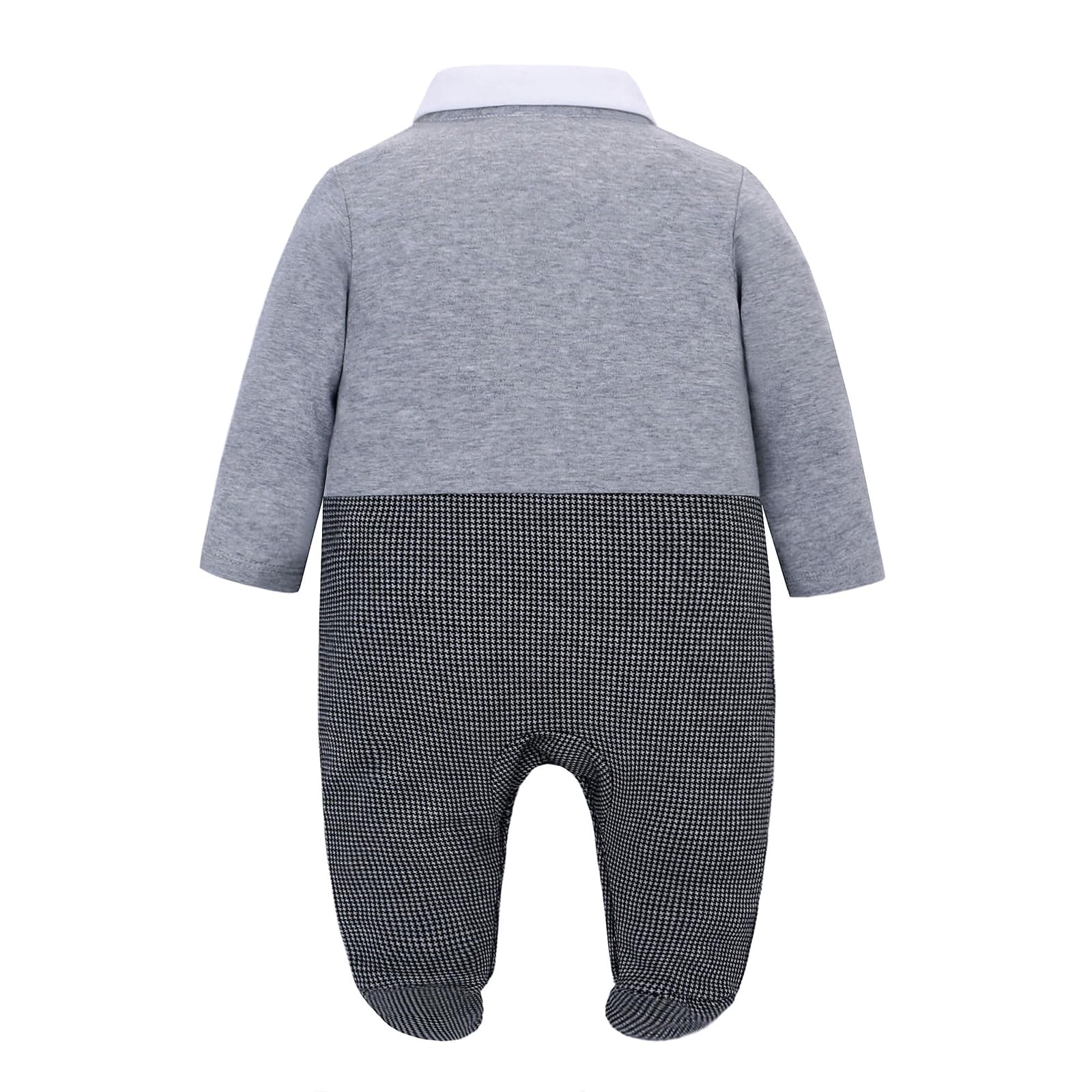 famuka Bebés niño Ropa Trajes Bebé Trajes y Americanas Traje de Esmoquin Traje de Bautizo Traje de Boda (Gris, 3M)