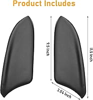 Vista 7 de Compatible con tapas de reposabrazos de panel de puerta Honda Accord 2008-2012, 2 piezas de cubierta de reposabrazos interior frontal de panel