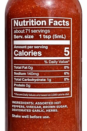 Mississippi Red Pepper Sauce, 12 oz bottle, Hand-crafted well-balanced fermented hot sauce, with Hierloom Pepper Varierties