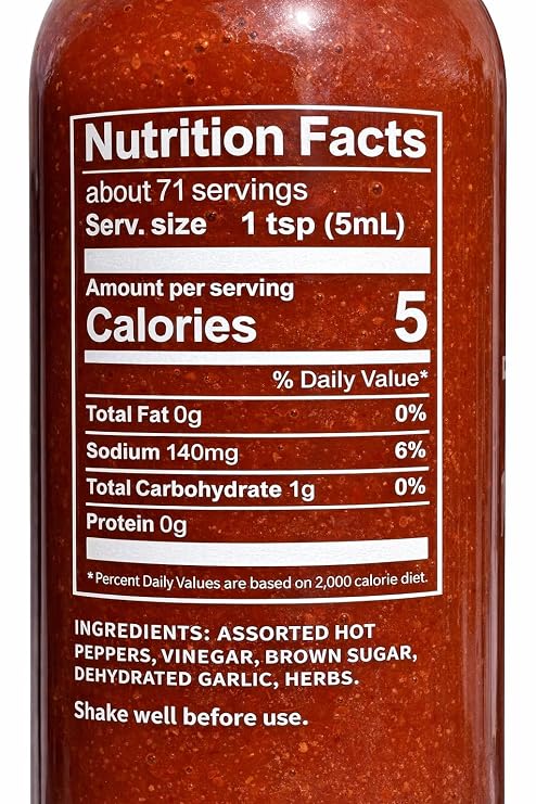 Mississippi Red Pepper Sauce, 12 oz bottle, Hand-crafted well-balanced fermented hot sauce, with Hierloom Pepper Varierties