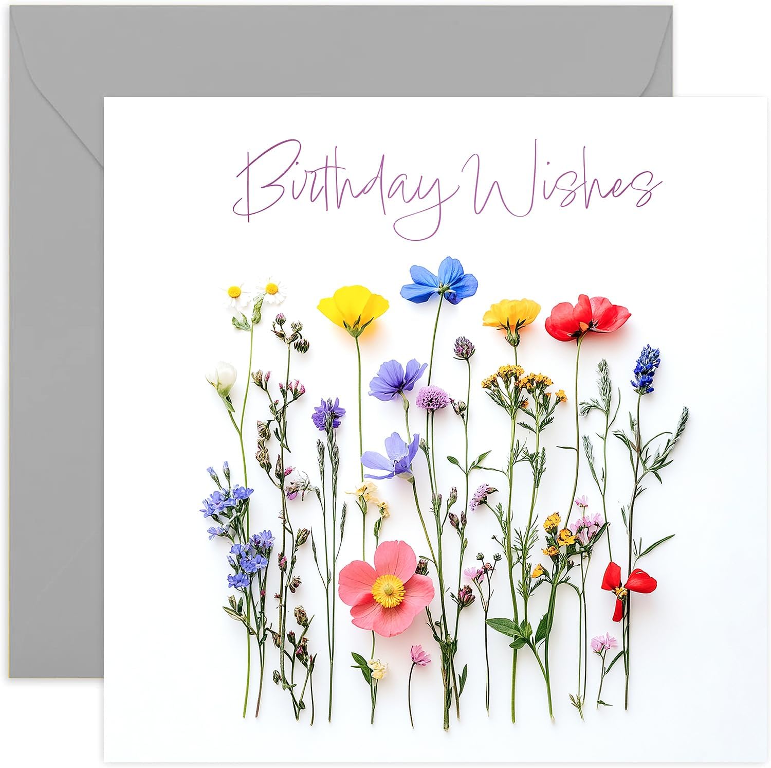 Old English Co. Birthday Wishes Birthday Card for Her - Flower Cutting ...