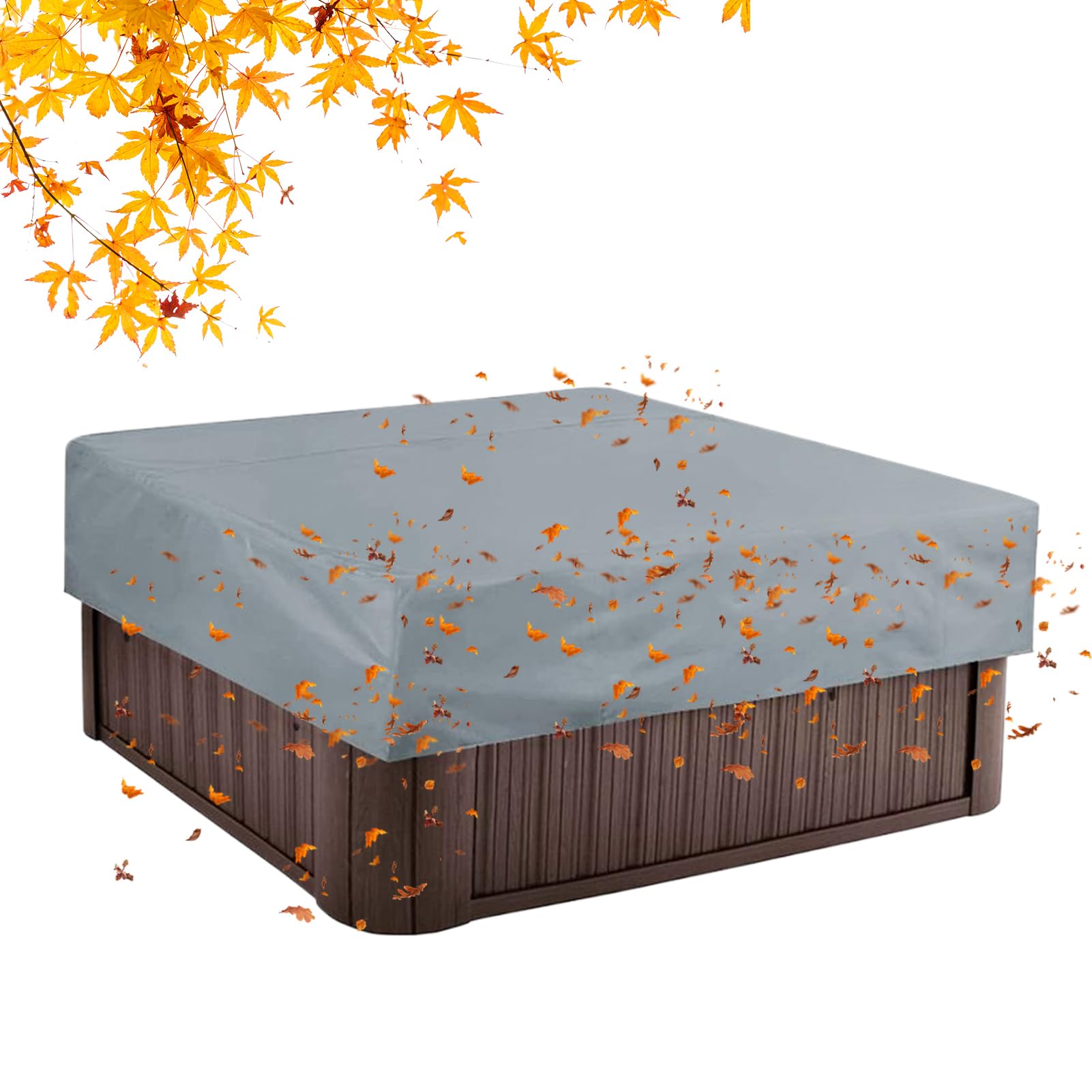 Bâche de spa extérieur pour jardin et terrasse protection contre le gel