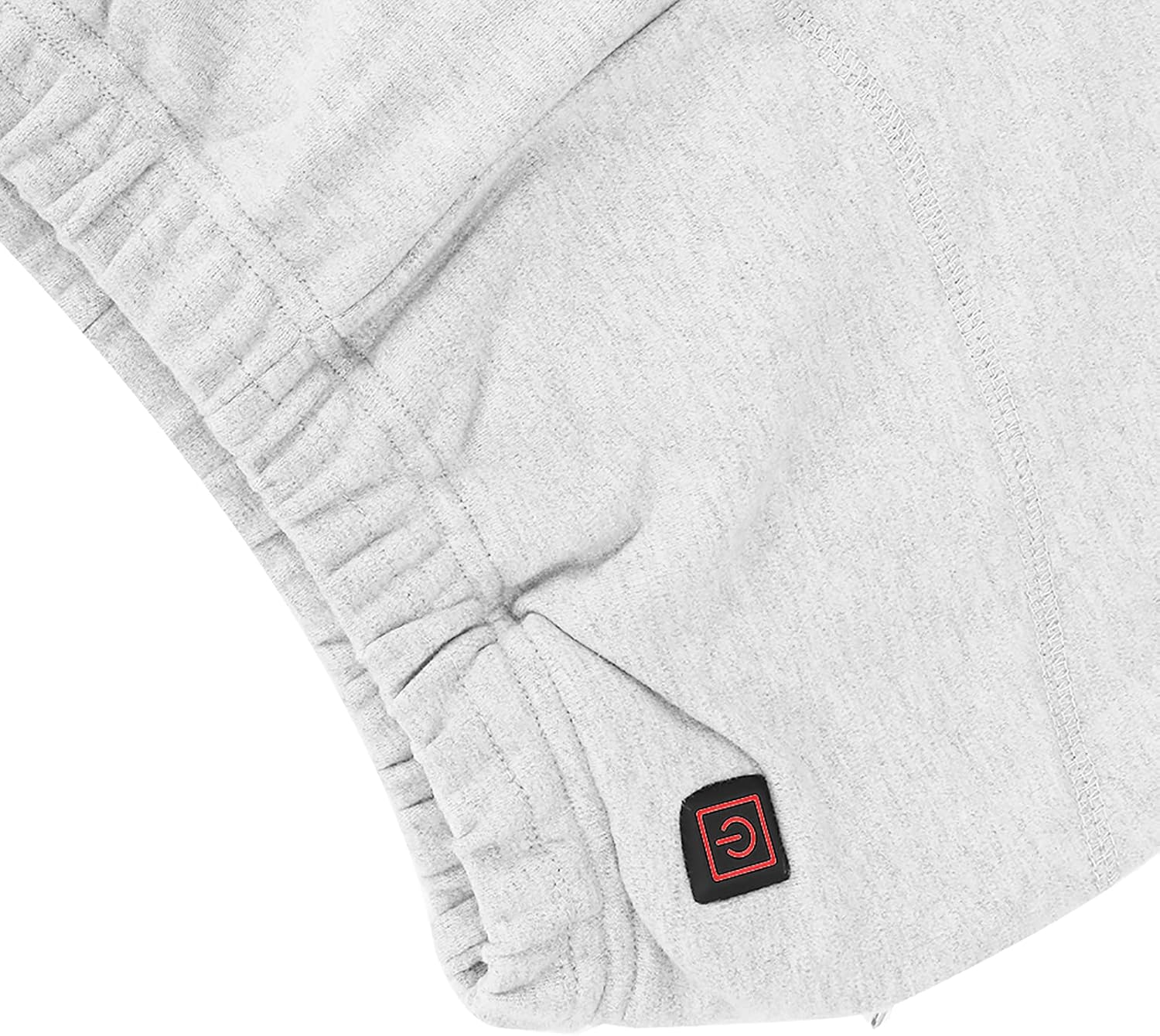 Electric Heating Clothes USB Powered Thermal Underwear Far Infrared Carbon Fiber Heating Smart Temperature Control for Winter Warmth Gray Size L