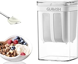 Greek Yoghurt Filter Hung Curd Strainer Box Multifunctional Yogurt Filter Strainer & Curd Maker for Home Homemade Cheese Curd Yogurt Maker 1100ml Fine Mesh BPA-Free