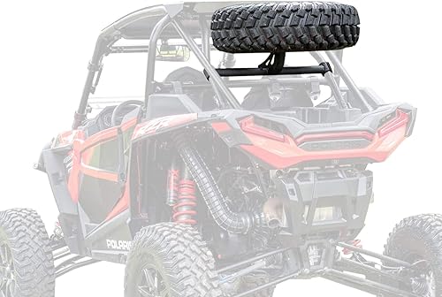 SuperATV Portaneumáticos de repuesto para Polaris RZR XP Turbo S 2018-2021 RZR XP 4 Turbo S 2019-2021 Se adapta a neumáticos de hasta 32 pulgadas