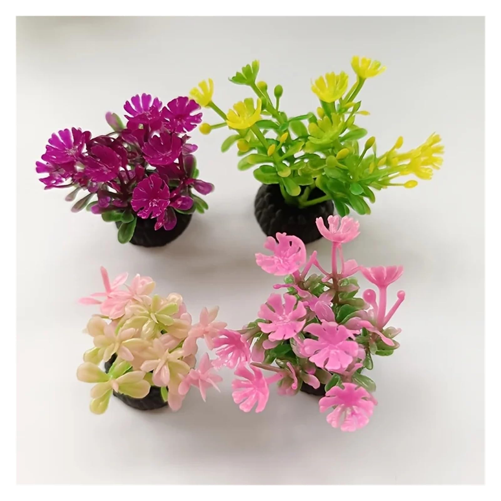 Plantas Artificiales para acuarios, Plantas de Algas Artificiales for Acuario, 10 Unidades, 5, cm x 2