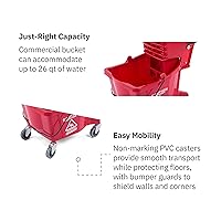 Vista 34 de Carlisle Commercial - Cubeta para limpiador con escurridor de presión lateral