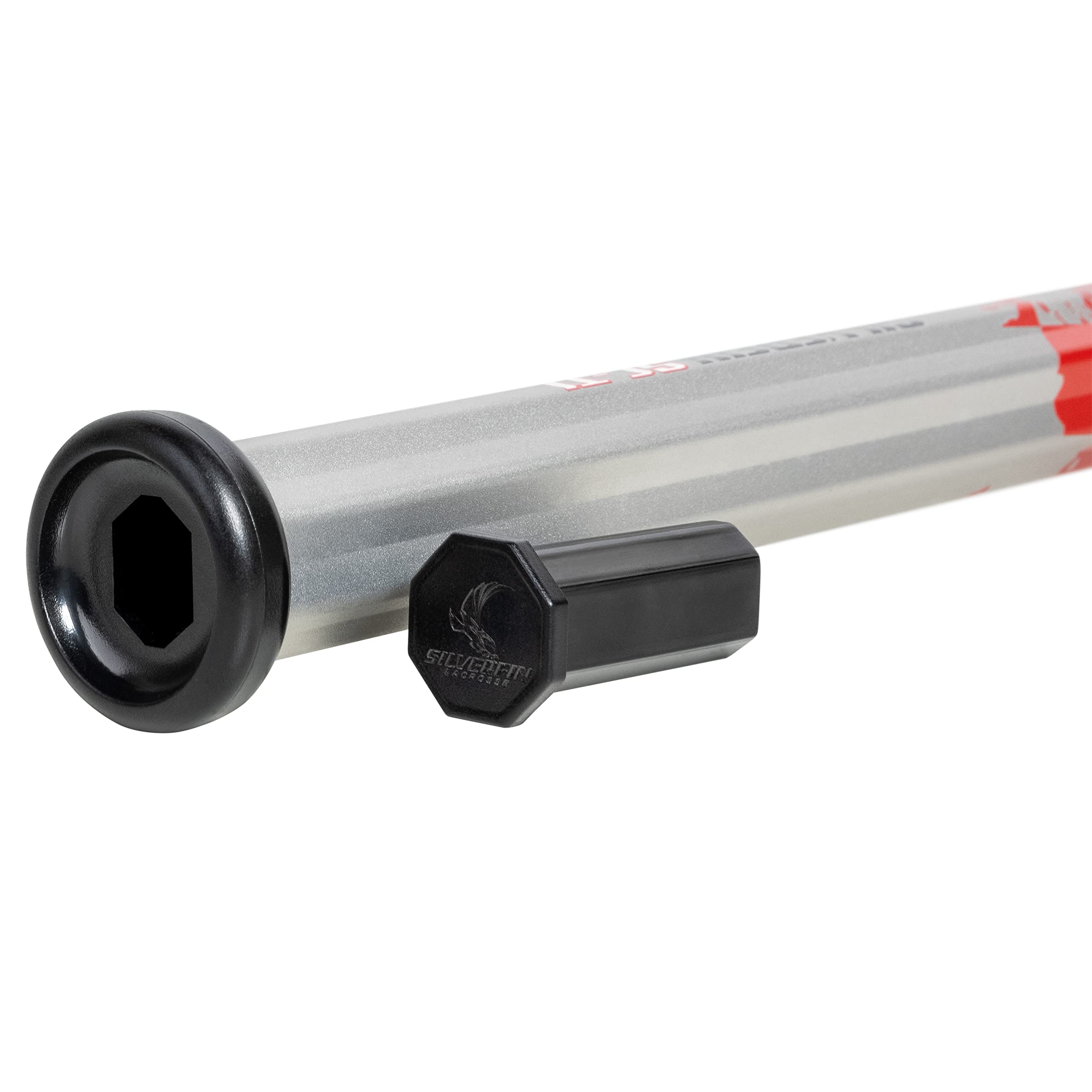 Silverfin Lacrosse End Cap 2Pcs| Lacrosse Stick Butt End Cap: Sturdy & Easy To Install