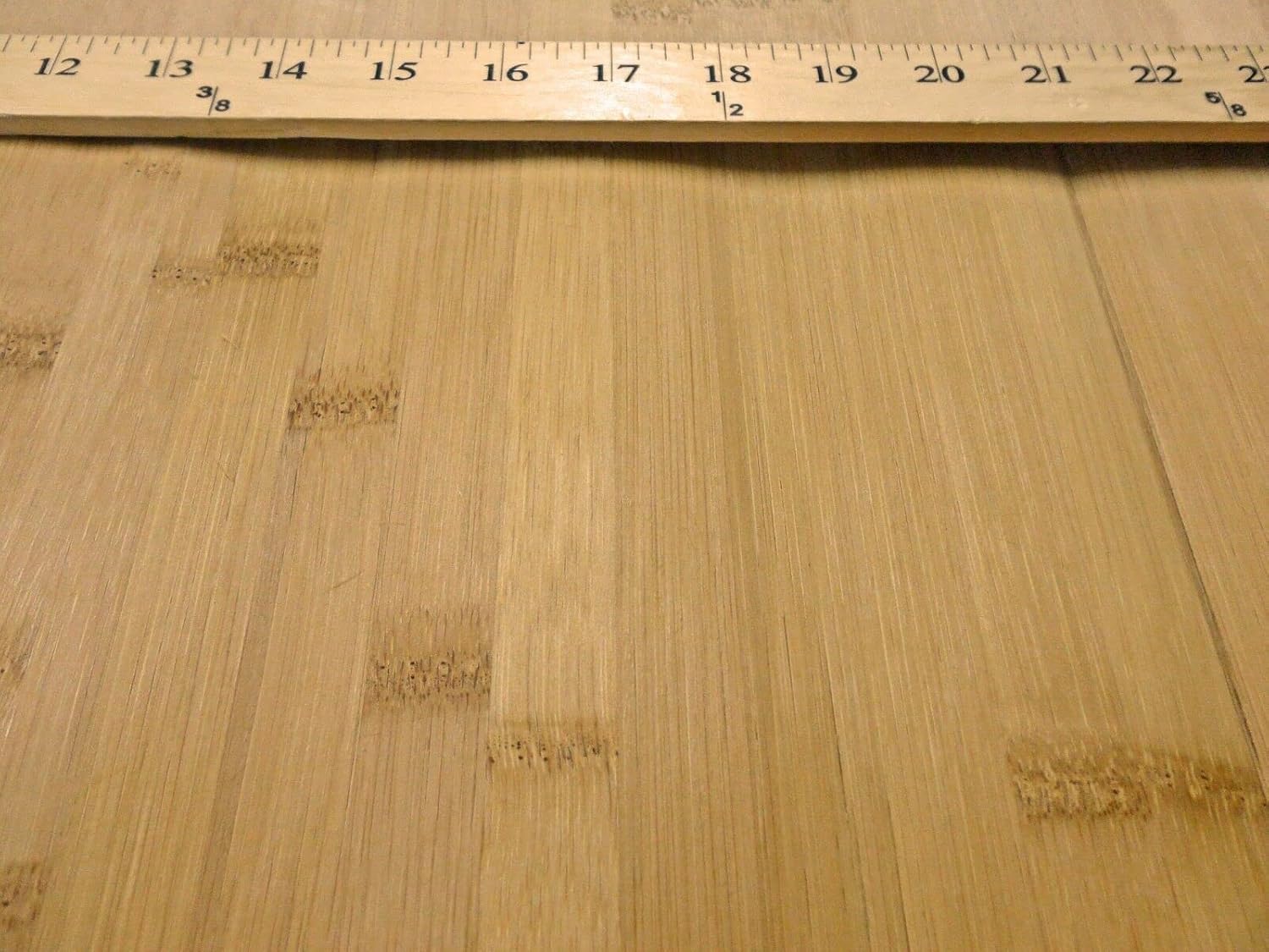 Carmel Bamboo Composite Wood Veneer 25" x 100" on Thin Fleece Back (VH # 1304)