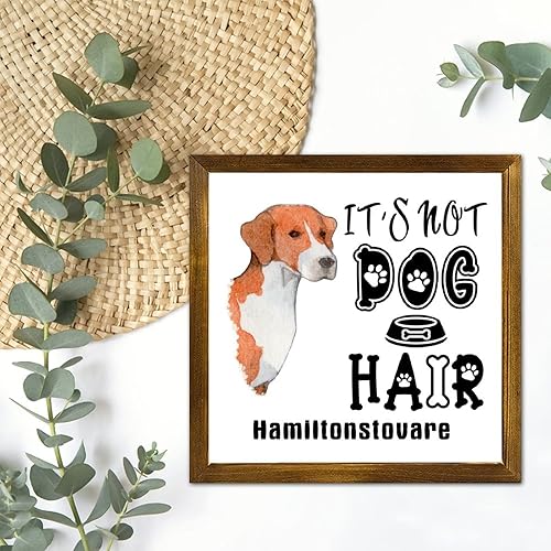 Vista 71 de Letrero de madera con texto en inglés «It's Not Dog Hair» («It's Not Dog Hair» American Bully Dog Dog), regalo decorativo para la pared del hogar