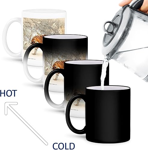 Miniatura 4 de 3dRose Taza, 11oz, NegroBlanco