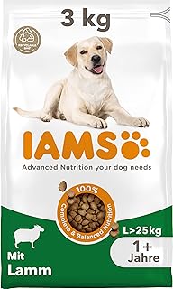 IAMS Dry Dog Food with Lamb - Dry Food for Adult Dogs from 1 Year, Suitable for Large Dogs, 3 kg product image