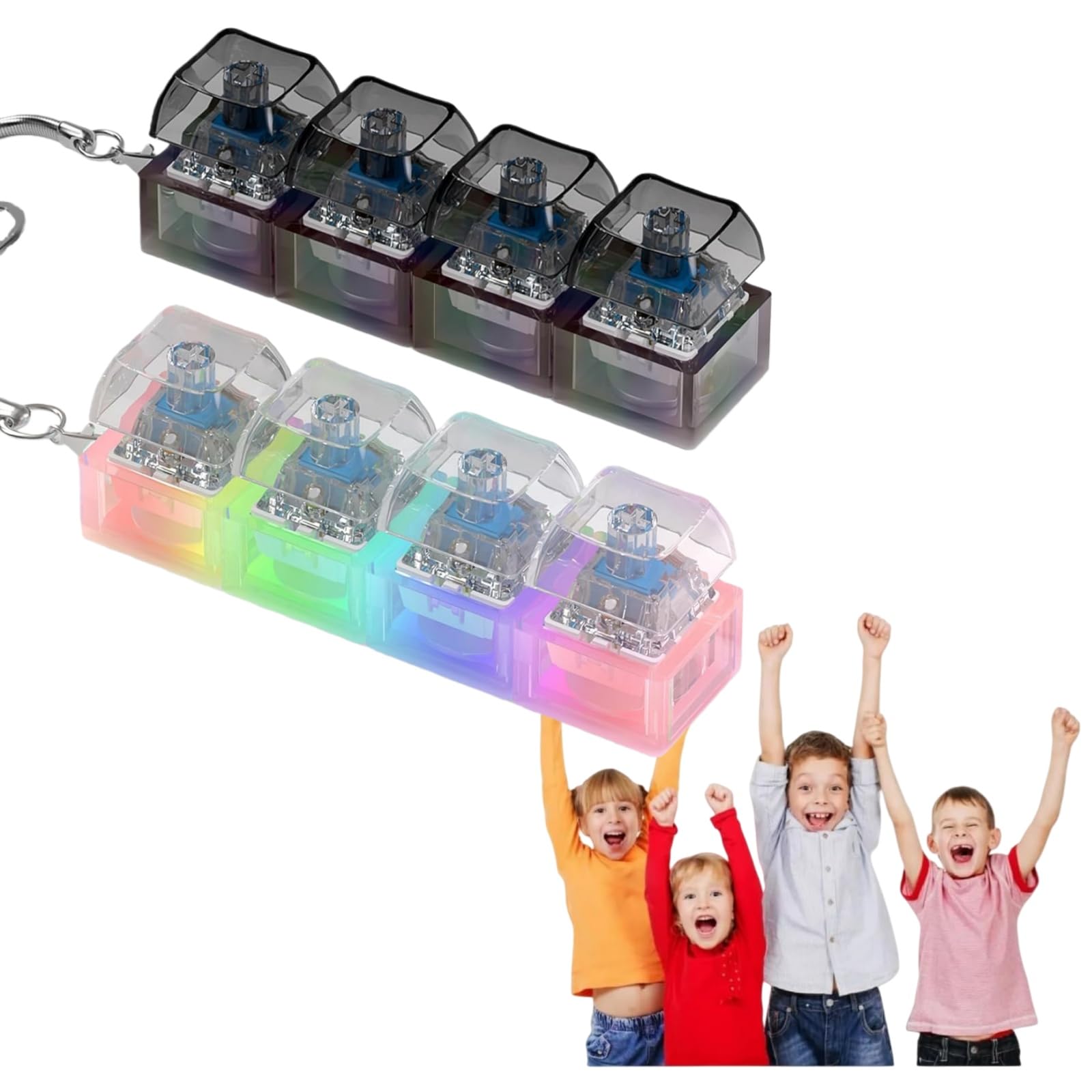 2Pcs Keyboard Fidget Toy