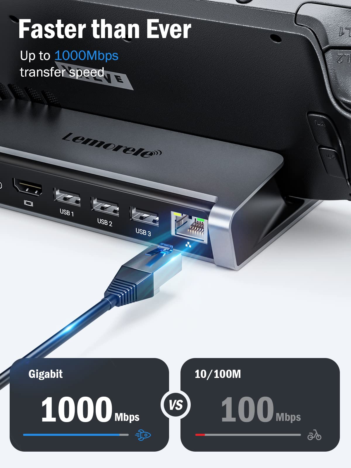 Steam Deck（スチームデック）LCDモデル ドッキングステーション付 Amazon.co.jp: ドッキングステーション Steam deck Switch/rog