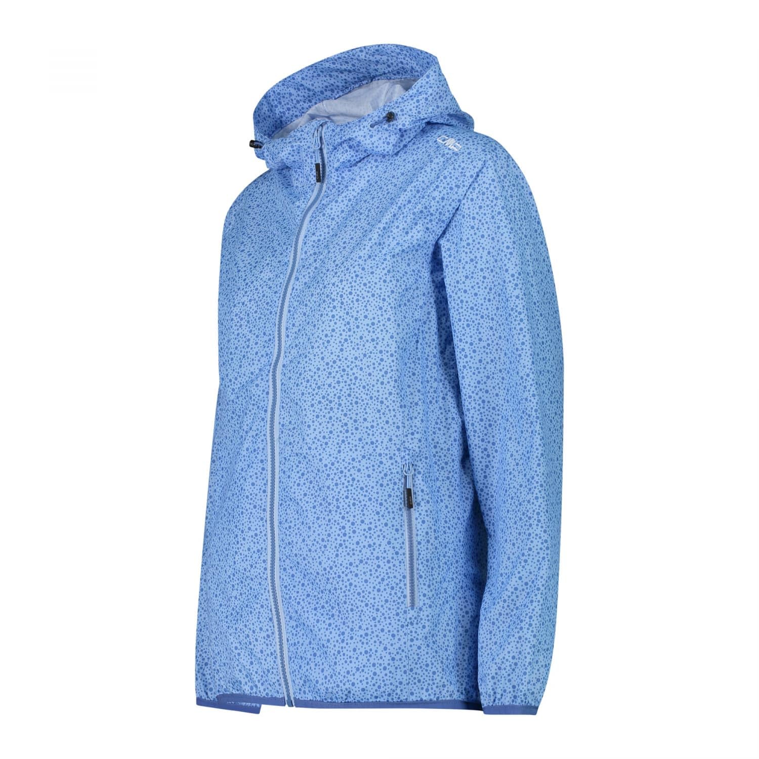 CMP Giacca Da Pioggia Da Donna Con Cappuccio Removibile Giacca in Poliammide Antistrappo Donna (Pacco da 1)