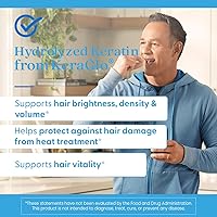 Vista 6 de Doctors Best - Queratina hidrolizada, apoya la fuerza y la hidratación del cabello, sin OMG, sin gluten, sin soja, 60 cápsulas vegetales