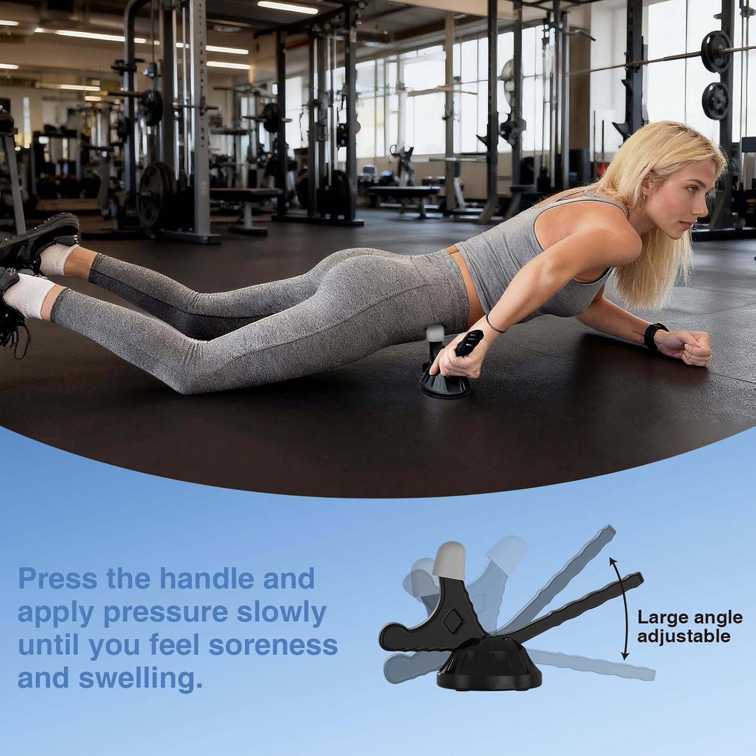 AISZG Psoas Release Tool-Hip Hook Psoas Muscle Release Tool Fully Adjustable for Iliacus, Waist Pain Sciatica, Back&Posture Relief, Hip Flexor Release Tool and Trigger Point Massage Tool - Image 2