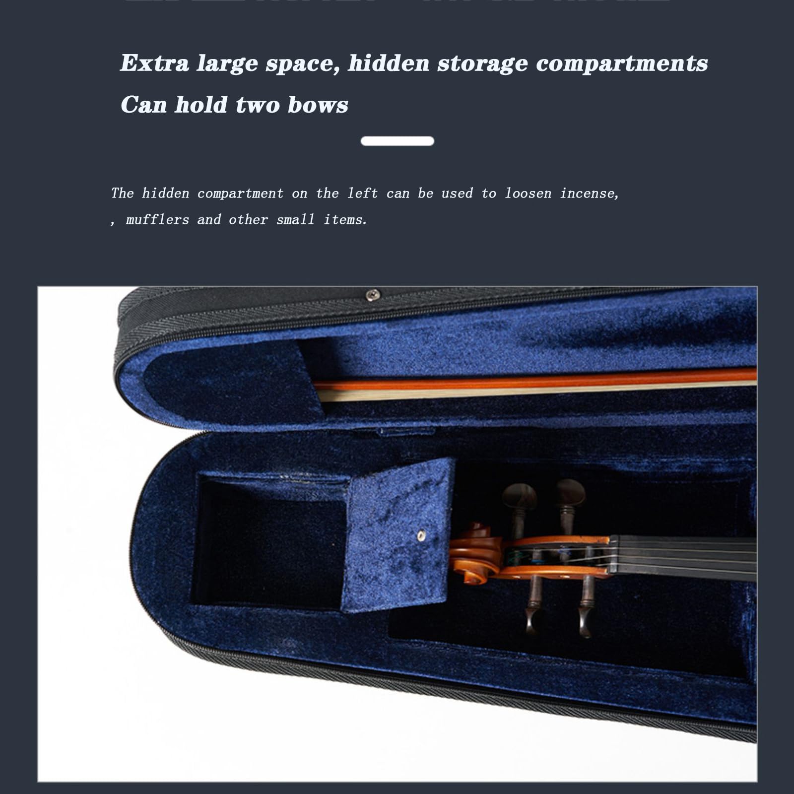 Amazon.co.jp: SLDMJFSZ 4/4 3/4 1/2 1/4 1/8 バイオリンハードケース