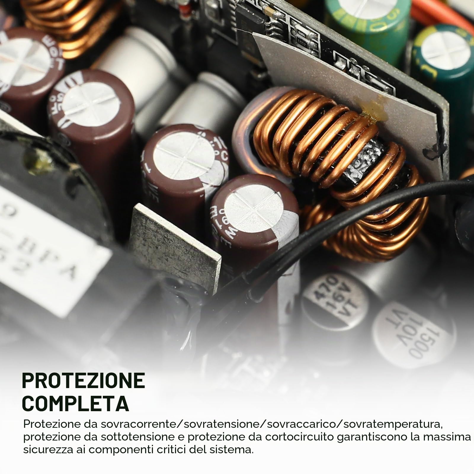 Segotep Alimentatore ATX Gold 80 Plus GN-650 da 650 W, 6+2 pin, PFC, RoHS, ventola silenziosa 120 mm, nero
