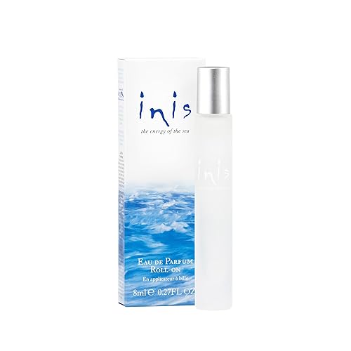 Inis the Energy of the Sea Perfume Roll On para mujeres y hombres, Eau de Parfum limpio, fresco y oceánico, 0.27 onzas líquidas