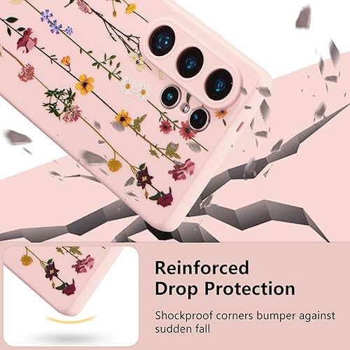 Vista 357 de ZTOFERA Funda protectora delgada para Samsung Galaxy S21 FE 5G, bonito diseño de flores para niñas y mujeres, funda protectora delgada para Galaxy