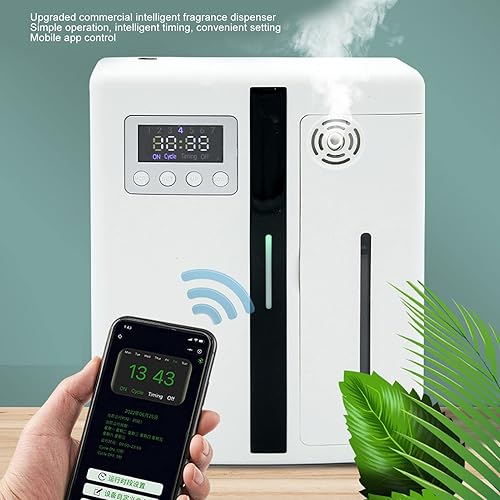 Miniatura 9 de Máquina de aire inteligente con aroma, máquina difusora automática con tecnología nebulizante, difusor de fragancia de aromaterapia para el hogar,