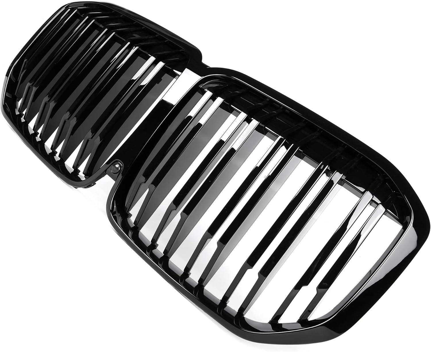 G07 Front Grill/Grilles Kidney Grill Replacement for BMW X7 Series G07 2019-2021 (Double Slat Gloss Black)