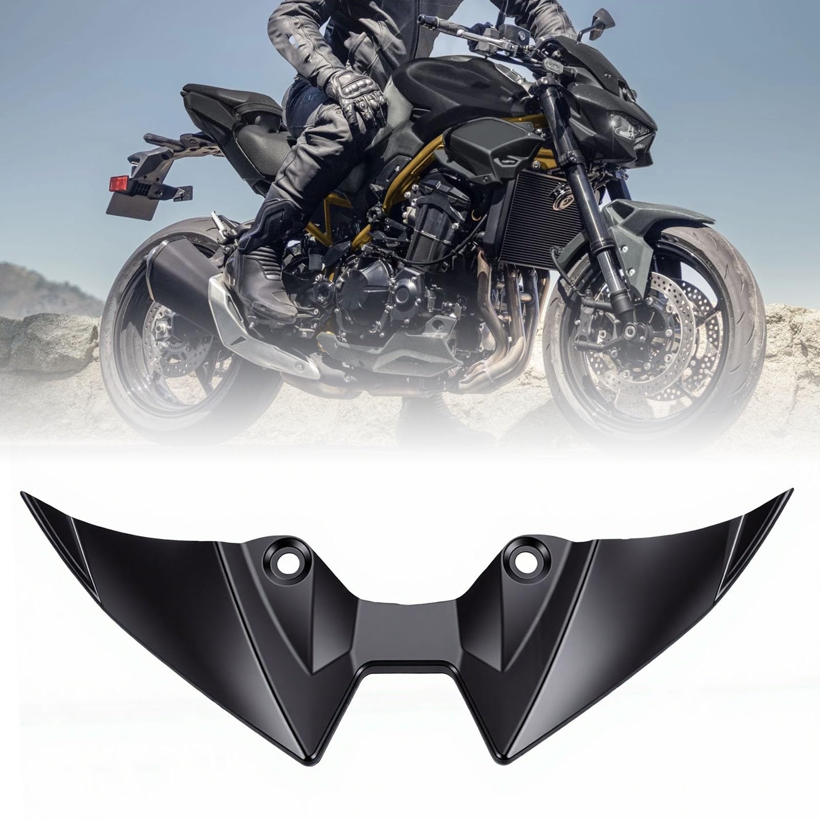Przedni Spojler Aerodynamiczny Owiewka Lotka Motocyklowa (matowa