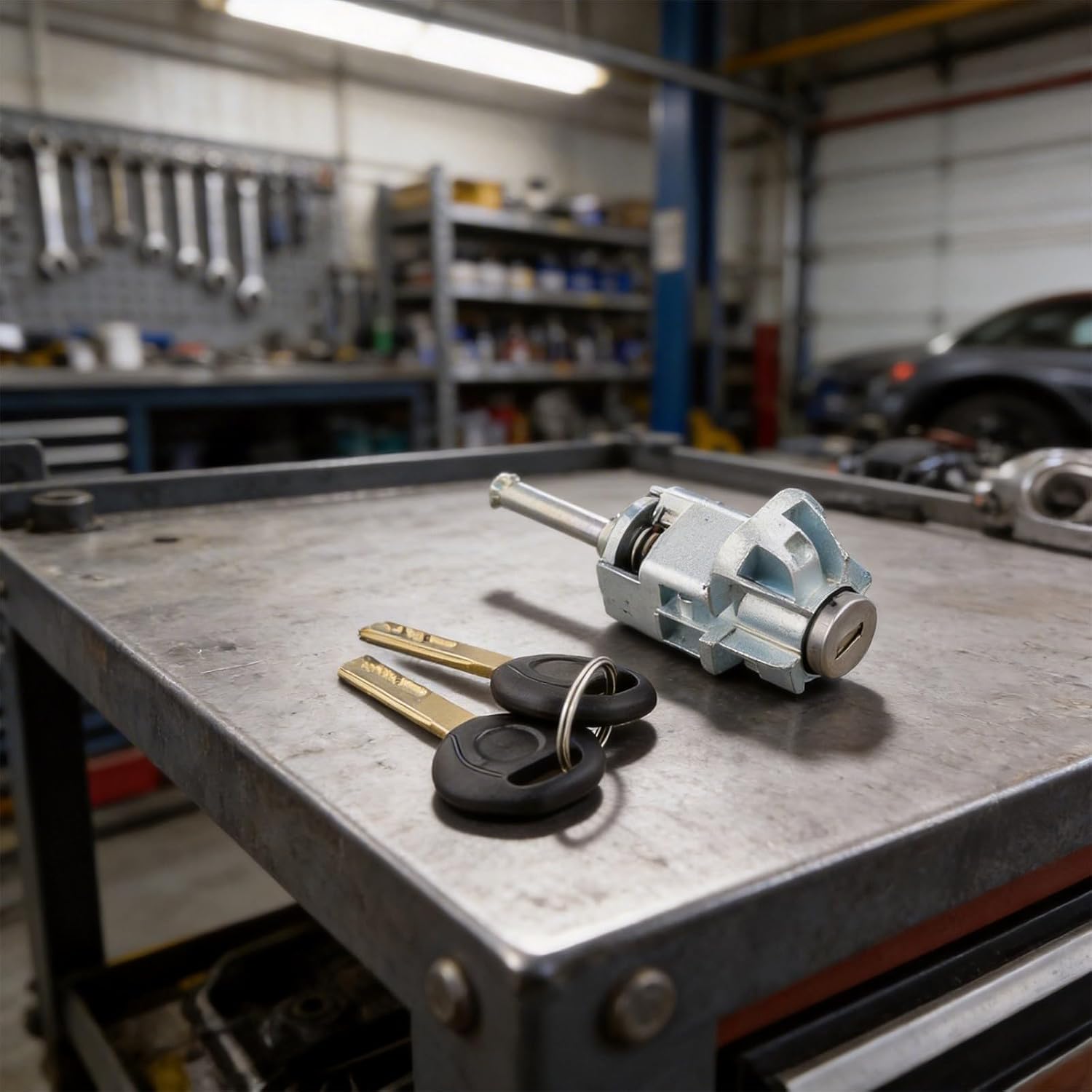 Left Driver Door Lock Cylinder Assembly with 2 Keys 3 E46 Front Left Direct Replacement OE 51217019975