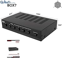 Vista 7 de PYLE PSS6 Home 6-Channel High Power Stereo Speaker Selector, Black