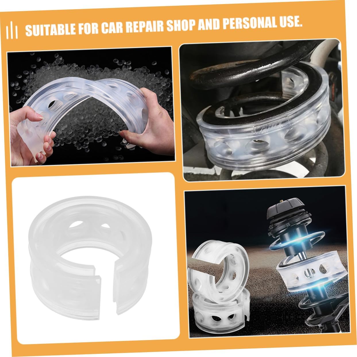 4pcs Car Shock Absorber Springs Auto Bumper Cushion Spring Buffer Vehicle Suspension Parts