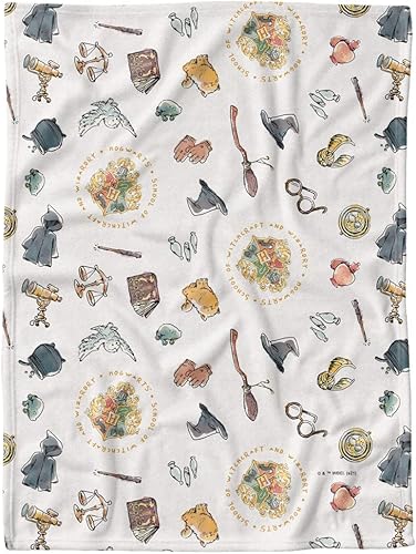 Miniatura 4 de Harry Potter - Manta ligera para bebé, 30 x 40 pulgadas, iconos caprichosos unisex para bebés, niñas y niños