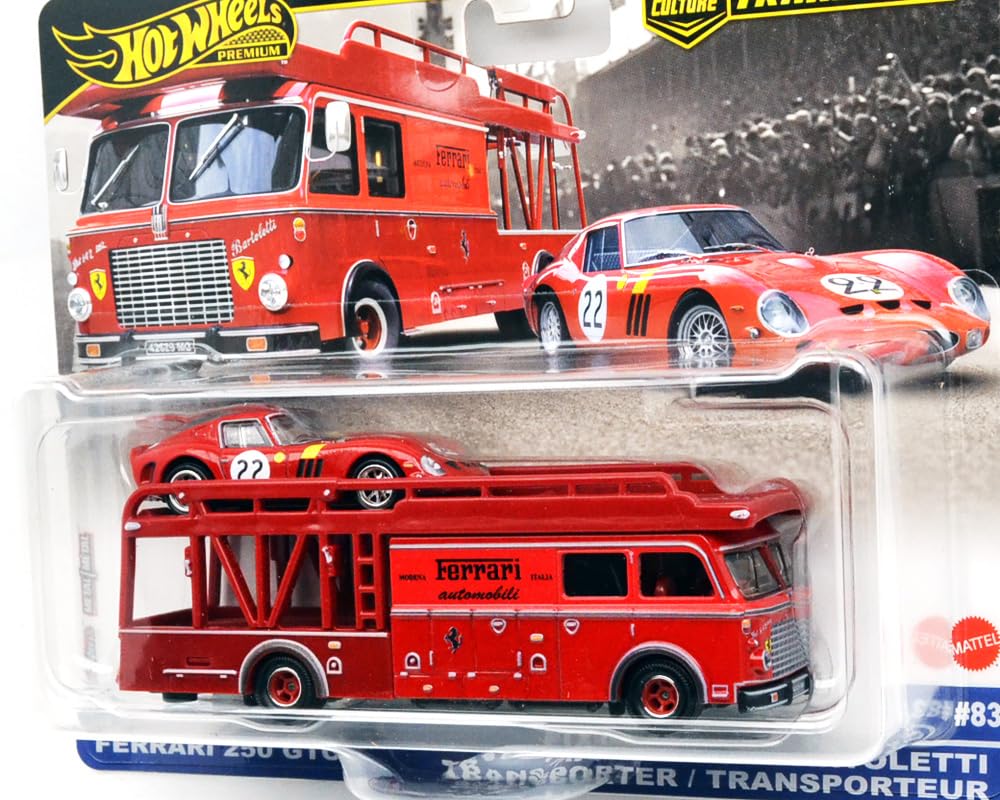 Amazon | HOT WHEELS 1:64 CAR CULTURE TEAM TRANSPORT - FERRARI 250