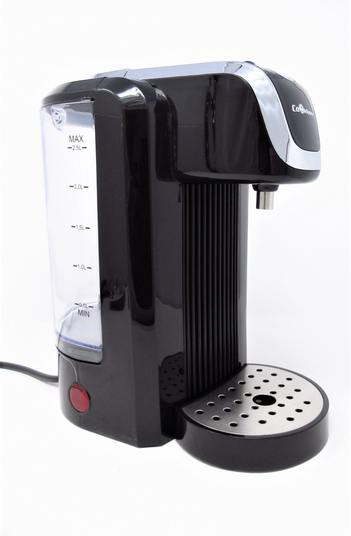 Instant Hot Water Dispenser โ Water Boiler with Removable 2.5L Tank and Drip Tray 2600W Black with Silver Trim Electric Kettle Machine No heavy lifting,Rapid Boil in seconds Easy to use