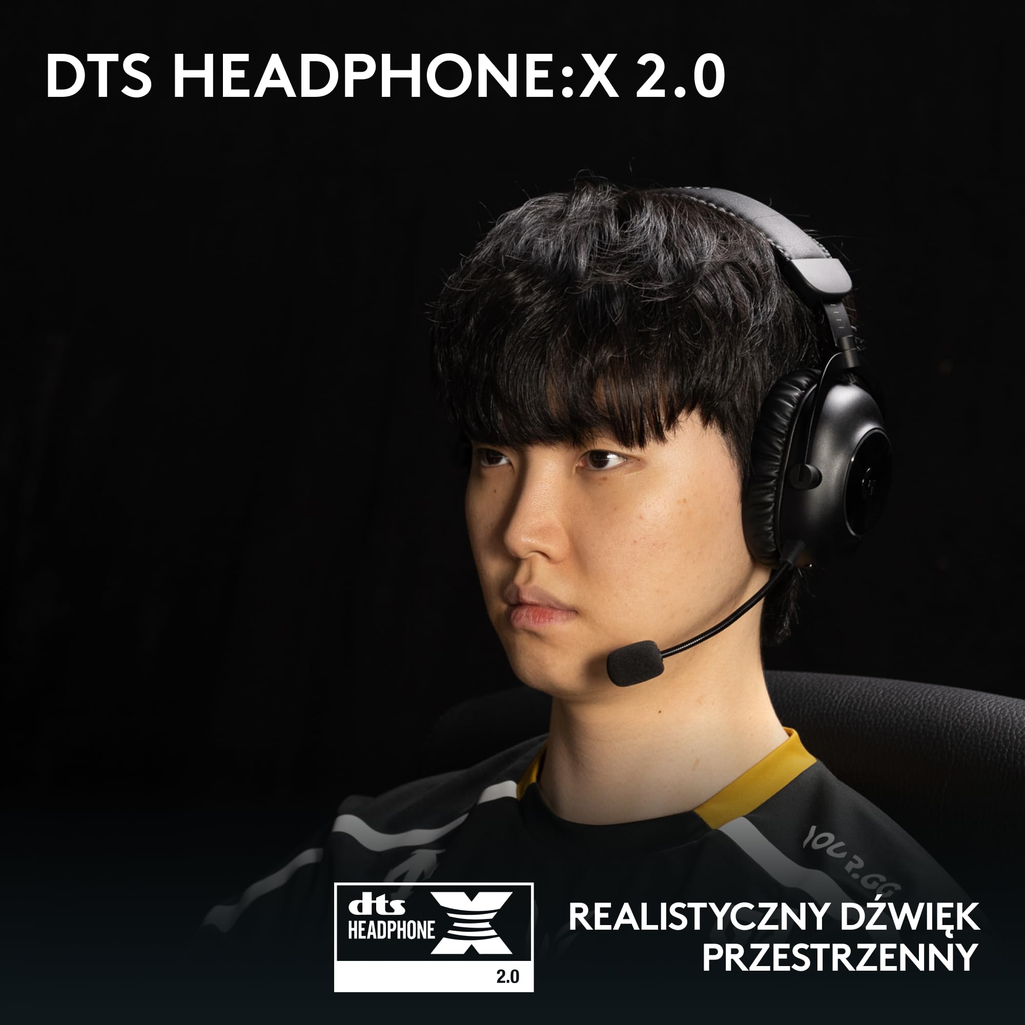 Logitech G PRO X 2 LIGHTSPEED, bezprzewodowe słuchawki, odłączane