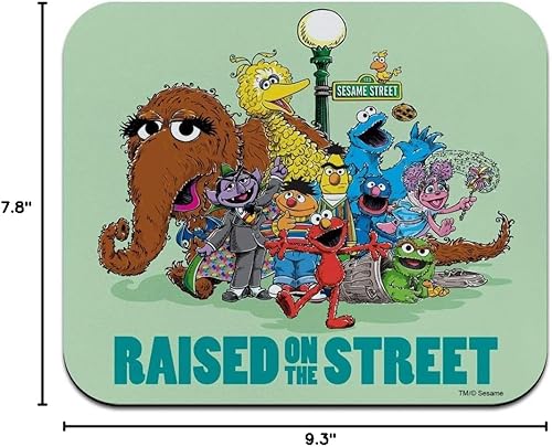 Miniatura 5 de Alfombrilla para mouse delgada de perfil bajo con diseño de Barrio Sésamo