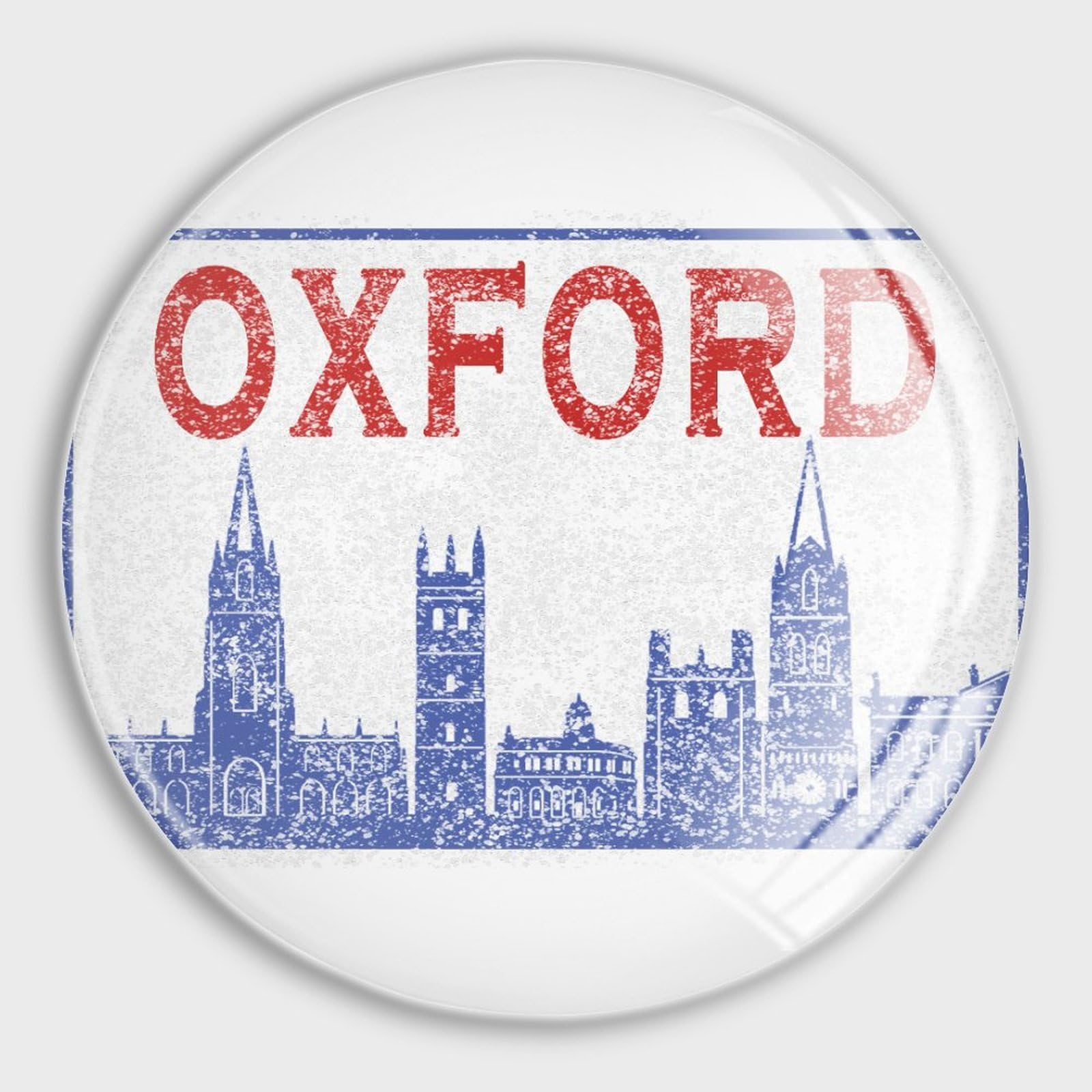 Magnet Oxford lot de 4 aimants ronds en verre idée cadeau souvenir Angleterre