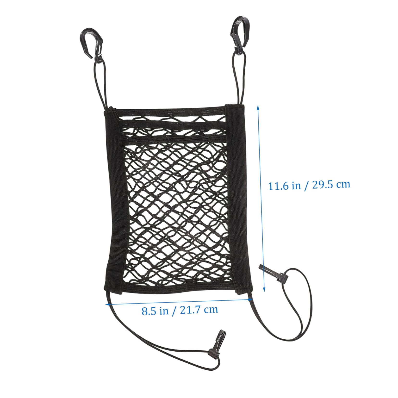 Ciieeo Car Net Pocket Dog Car Barrier Front Seat Organizer Mesh Bag Strong Fabric