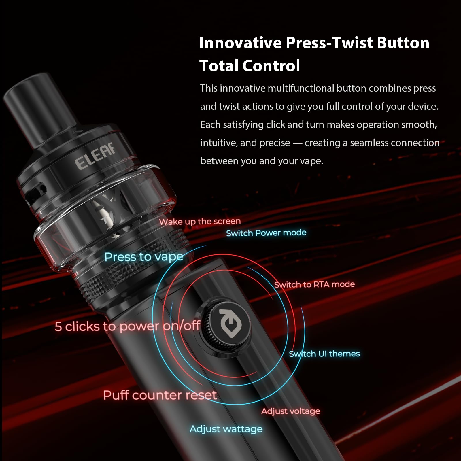 ELEAF iStick XC100 Kit 100W Cigarette lectronique with MELO X 5ml Tank  Dual Mesh EC Coils sans Nicotine sans Tobac Argent : Amazon.fr: High-Tech
