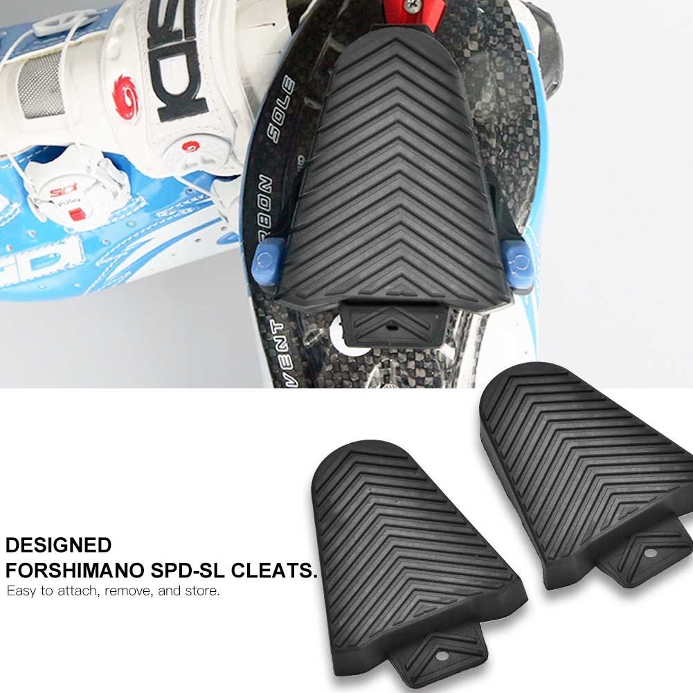 Couvre-crampons Pour Chaussures Cyclisme SPD-SL – Caoutchouc Antidérapant – Paire