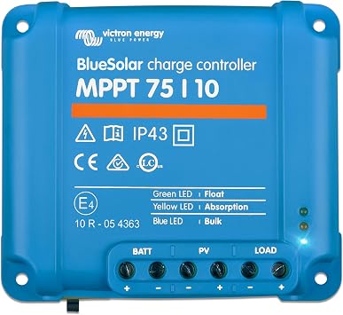 MPPT Solar Charge Controller 12V/24V Victron Energy 75/10 by Victron Energy