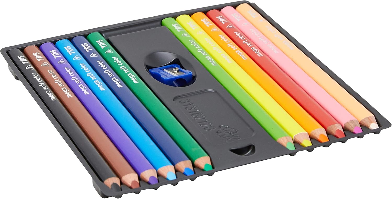 Lápis Cor, Tris, 7897476682341, Multicor, pacote de 12