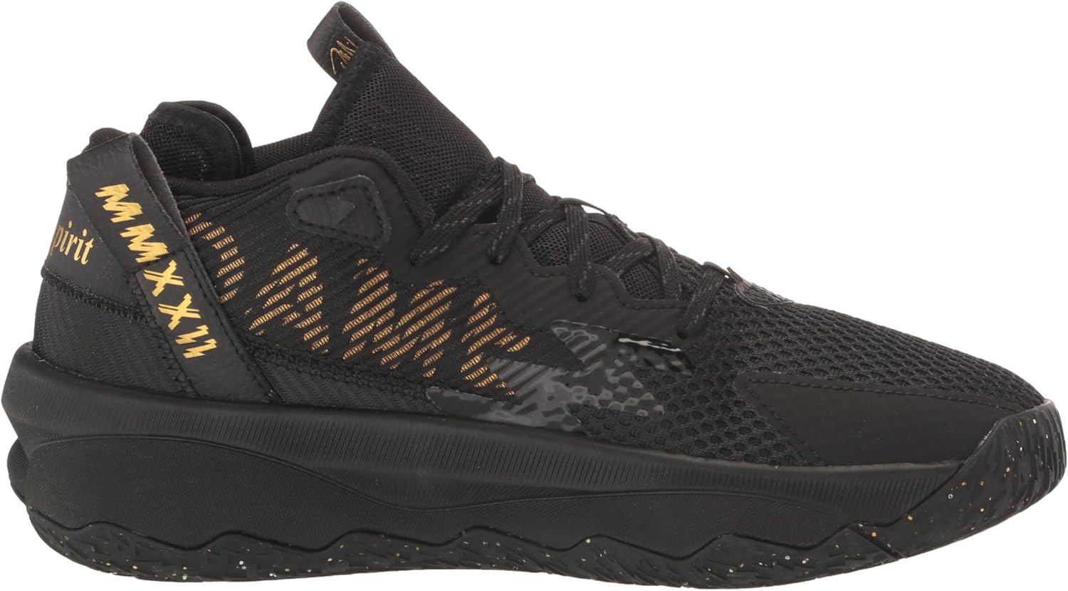 Adidas Unisex-Adult Dame 8 Black/Gold Metallic/Carbon 7 - Image 6