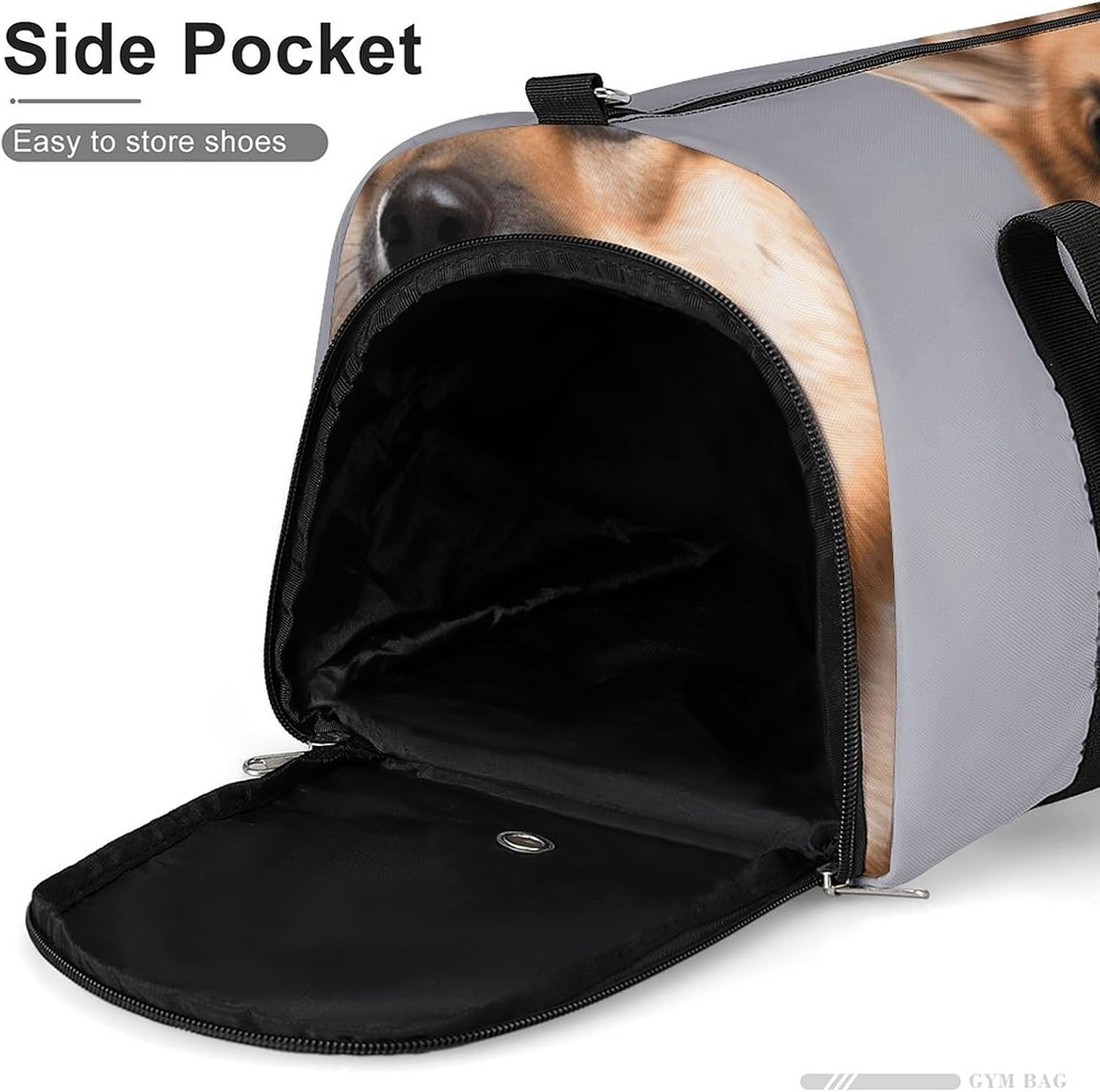 Gym Bag for Men Travel Duffle Bag Dog Tote Bag Weekender Duffel Bag Weekender Bag for Sports