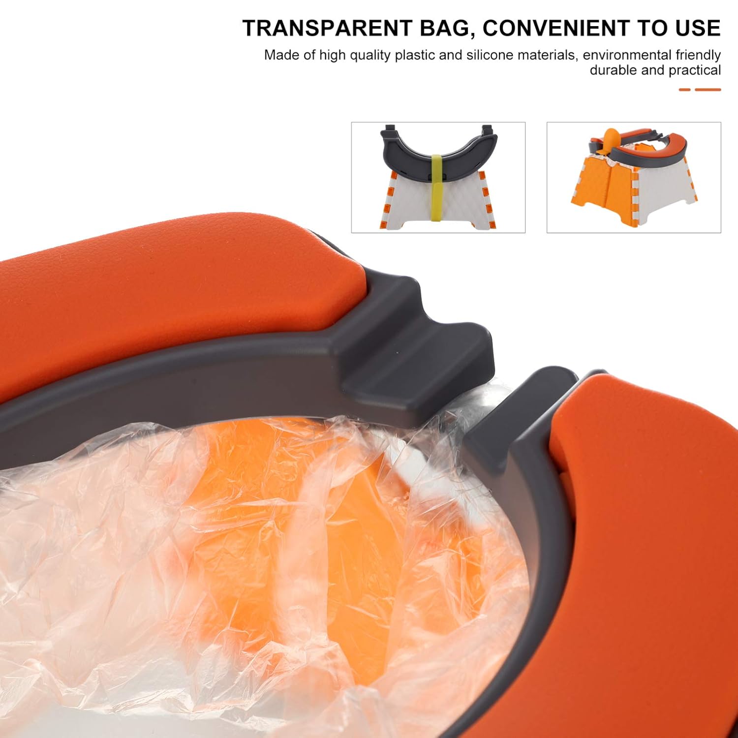 TOYANDONA Folding Toilet Portable Potty Easy to Assemble Training Toilet for Toddlers Travel Potty