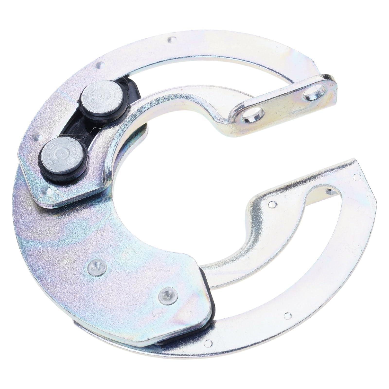 Msioytog 180 Degrees Carbon Steel Semicircular Door Hinges Concealed Hardware Heavy Duty Smooth Operate Door Hinges For Industrial Cabinets Concealed Hardware