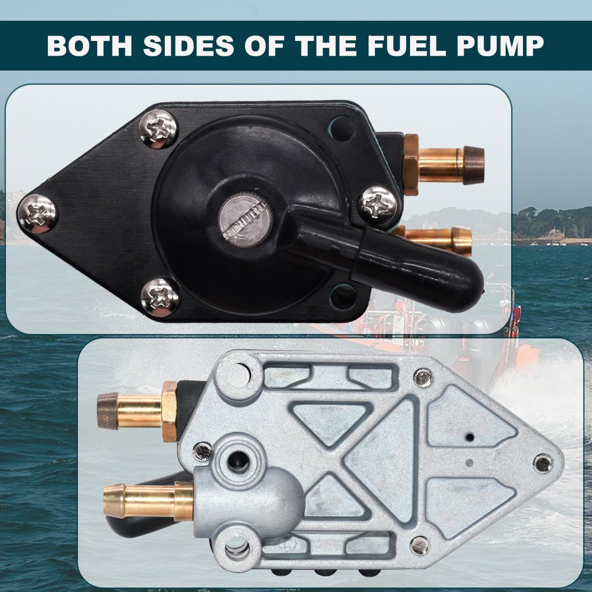 438559 Fuel Pump for Johnson Evinrude 385784 433390 395712 398385 Engine 25-90 100 105 115 125 135 140-235 HP Outboard Fuel Pump