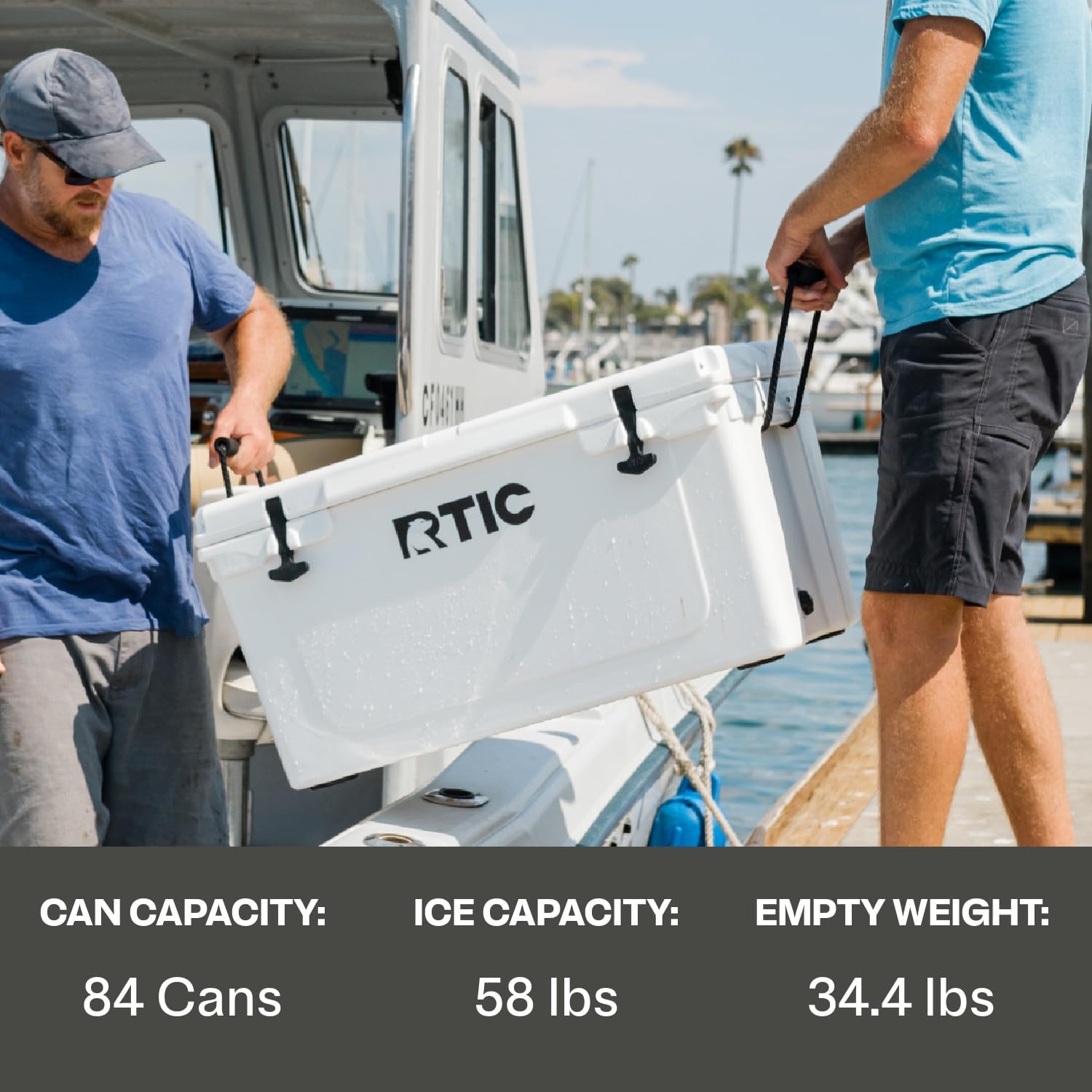 RTIC 65 QT Ultra-Tough Hard Cooler | Portable Hard Ice Chest Box... photo 3