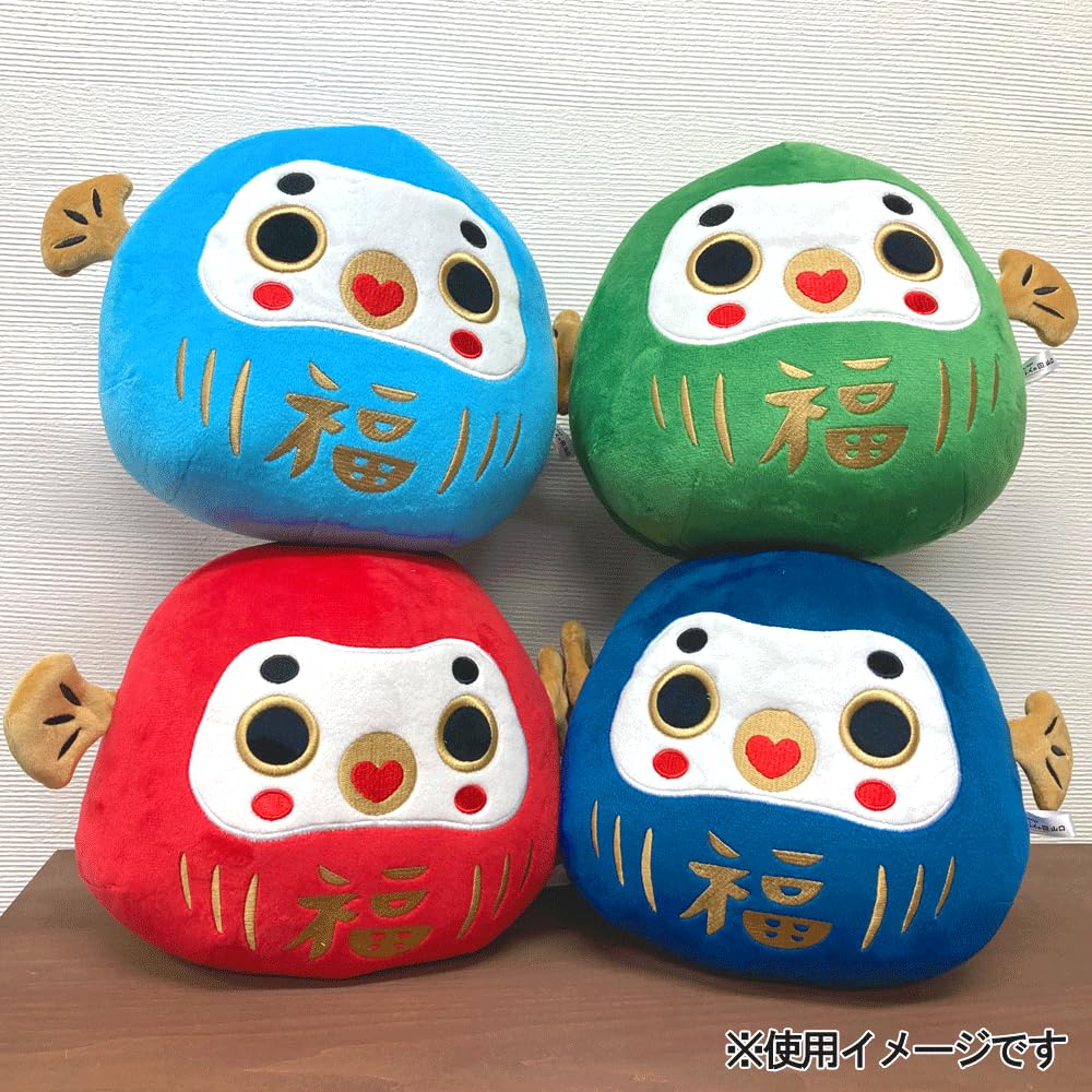 金色の福だるまぬいぐるみ20センチ ユニエンタープライズ | ふくだるま ぬいぐるみS 金 高さ約20cm