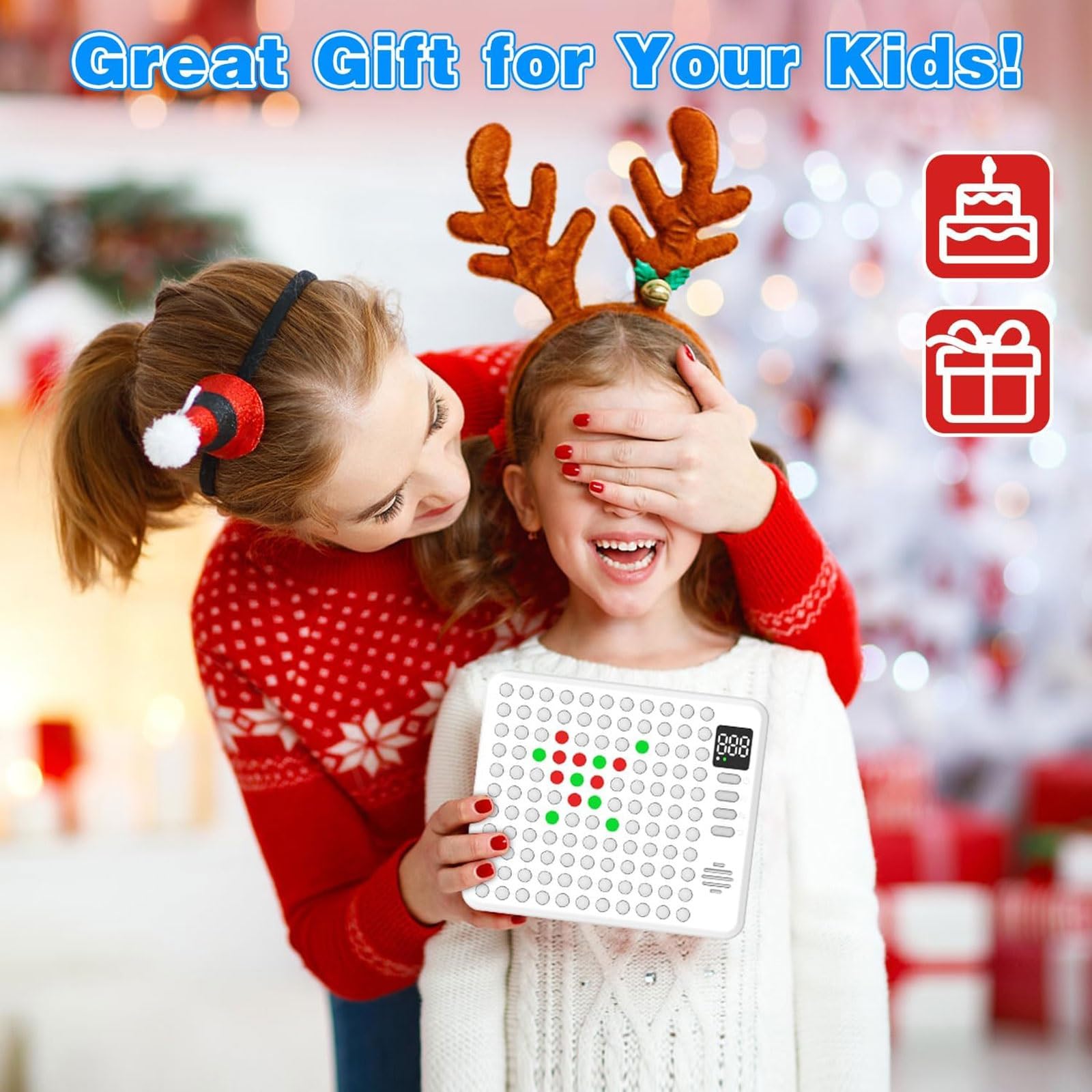 Scacchiera AI multifunzionale, giocattolo educativo portatile da viaggio for bambini e adulti, gioco classico all-in-one con comandi vocali scacchiera portatile(14-in-1)